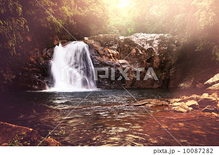 Waterfall on Sri Lanka Waterfall on Sri Lanka 10087282