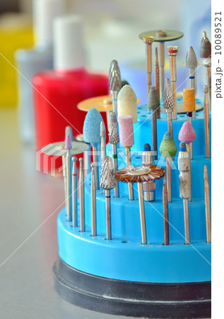 Closeup of dental technician's tools 10089521