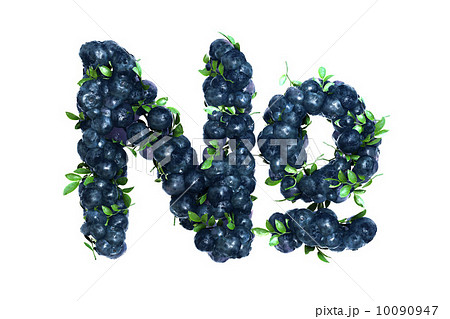 Blueberry symbol on white background Blueberry symbol on white background 10090947