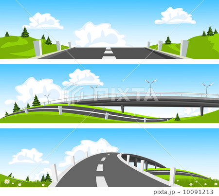 Way through nature. Vector Way through nature. Vector 10091213