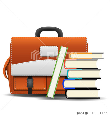 School bag with books School bag with books 10091477