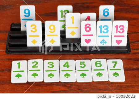 playing in rummy game - run of card 10092022