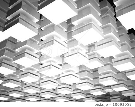 Abstract digital background with array of white boxes 10093055