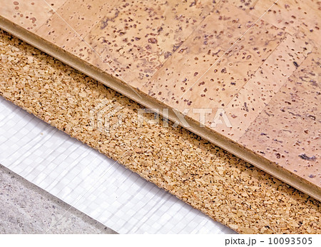 Laying technology of cork floor on concrete base with layers of Laying technology of cork floor on concrete base with layers of 10093505
