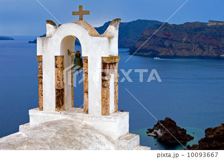 The Roof of Santorini orthodoxy church 10093667