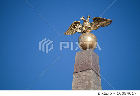 Double Eagle - Emblem of Russia on the monument Double Eagle - Emblem of Russia on the monument 10094017