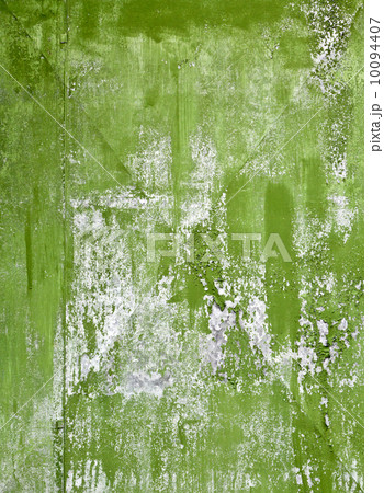 Old green painted galvanized steel sheet detailed background texture 10094407