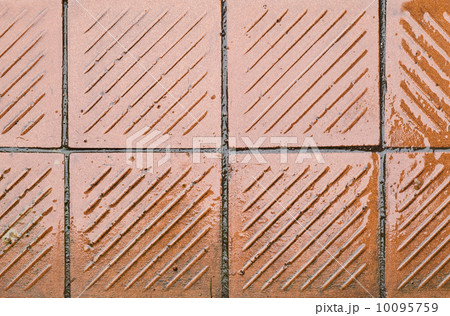 Shining wet tile floor 10095759