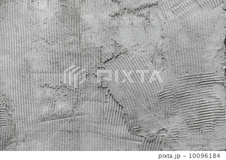 Gray wall glue plaster comb surface prepared for tiling 10096184