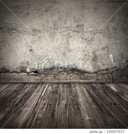 Old dark grunge interior background 10097027