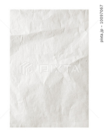 Old gray toned paper sheet on white background Old gray toned paper sheet on white background 10097067