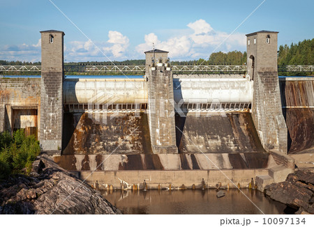 Imatrankoski - hydroelectric power station in Imatra, Finland 10097134