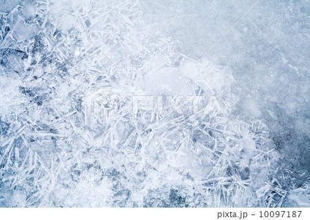 Detailed background texture of fresh thin ice 10097187