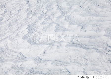 Abstract background texture of snowdrift with nice curved shadows 10097526