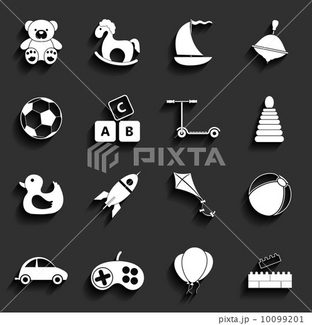 Toys Vector Flat Icons Toys Vector Flat Icons 10099201