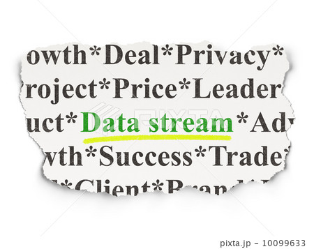 Information concept: Data Stream on Paper background 10099633