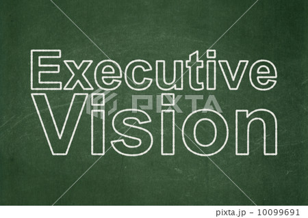 Business concept: Executive Vision on chalkboard background 10099691
