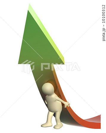 3d puppet, supporting an arrow 10100312