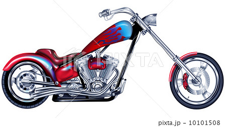 Custom Red Chopper 10101508