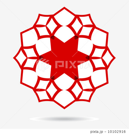 Vector eco icon , flower design element. Vector eco icon , flower design element. 10102916