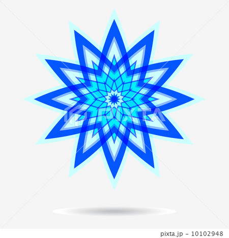 Vector eco icon , flower design element. Vector eco icon , flower design element. 10102948
