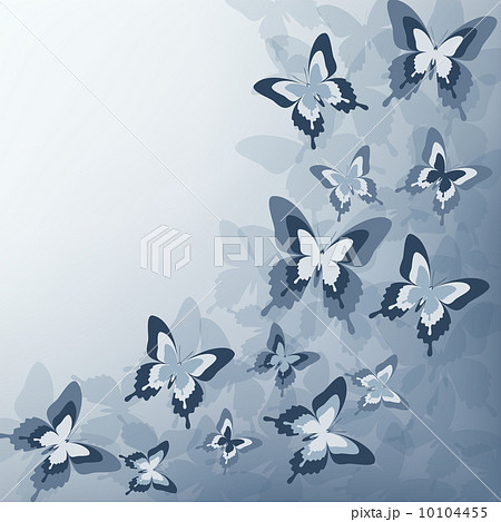 Stylish grey background with butterfly 10104455