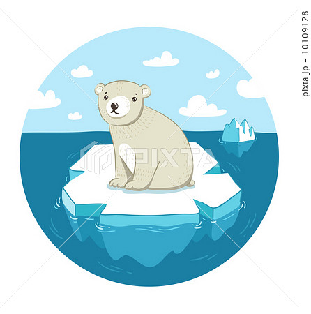 Polar bear on ice 10109128