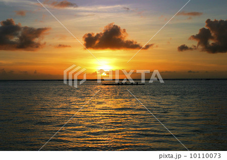グアムタモン湾夕景 10110073
