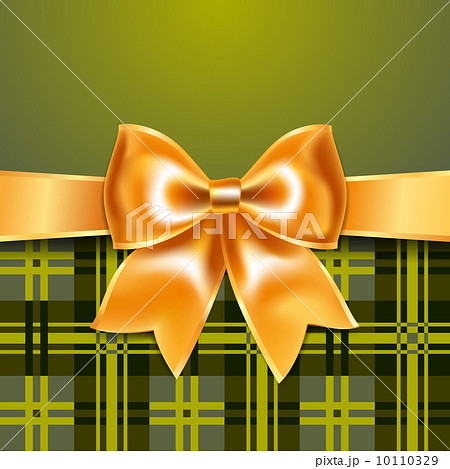 Tartan background with ribbon bow Tartan background with ribbon bow 10110329
