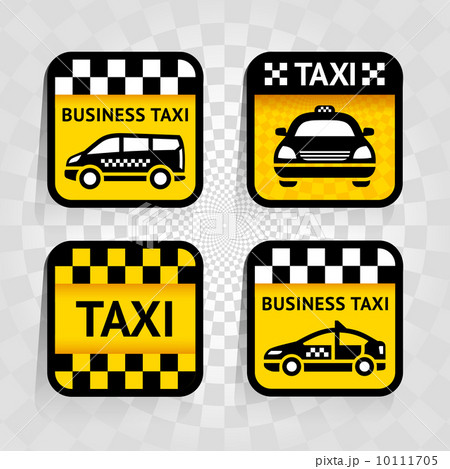 Taxi - set square stickers 10111705