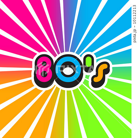 Vector 80s Vintage Color Background Vector 80s Vintage Color Background 10112213