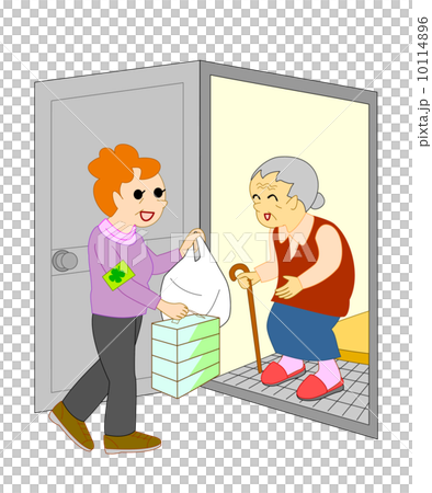 ボランティア　買い物支援 10114896