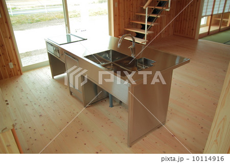 アイランドキッチン　ステンレス 10114916