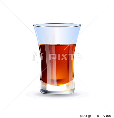 Shot of whiskey isolated on white background 10115300
