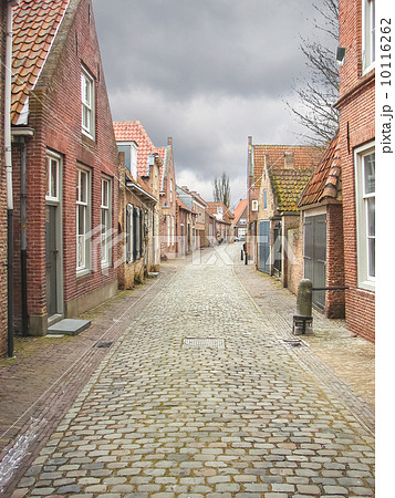 Street in the Dutch town of Heusden. Netherlands 10116262