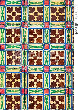 Azulejo - Old Ceramic Tile Background 10118779