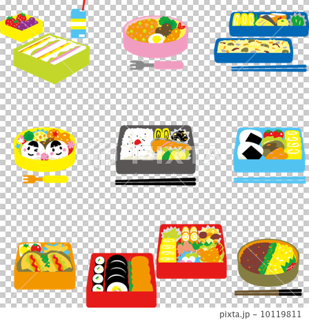 お弁当いろいろ 10119811
