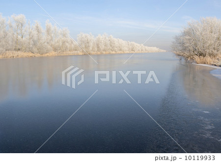 Panorama Lage Vaart between Almere and Lelystad (the Netherlands 10119933