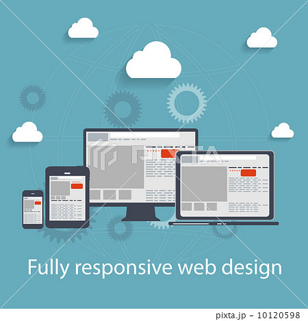 Responsive web design icon. Vector Illustration Responsive web design icon. Vector Illustration 10120598