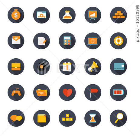 Set of Flat Icons Vector Illustration 10120599