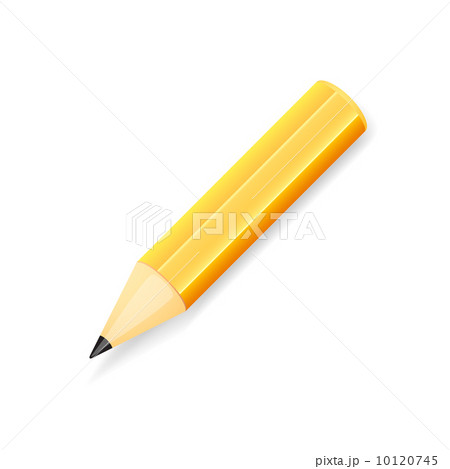 Yellow pencil, isolated on white background Yellow pencil, isolated on white background 10120745