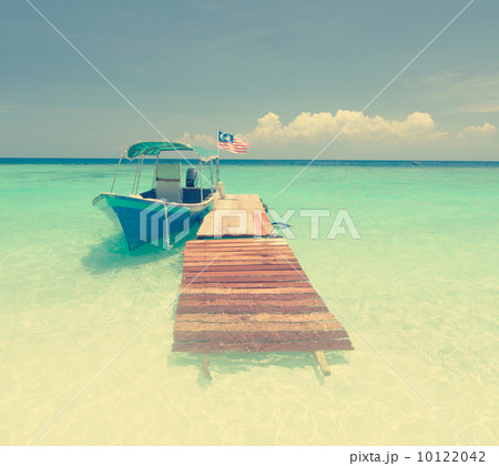 Beatiful lang tengah island in Malaysia, retro classic filter 10122042