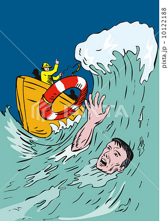 Man Drowning 10122188