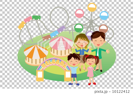 遊園地と家族 遊園地と家族 10122412