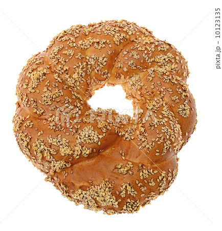 Fresh Tasty Pretzel on White Background Fresh Tasty Pretzel on White Background 10123135