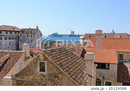 クロアチア　スプリットの町並み 10124566