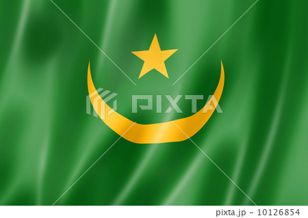 Mauritania flag 10126854