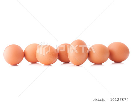 Egg isolated on white background cutout Egg isolated on white background cutout 10127374