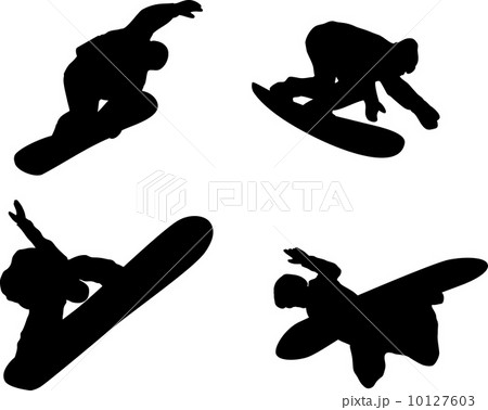 Snowboarding Silhouette Snowboarding Silhouette 10127603