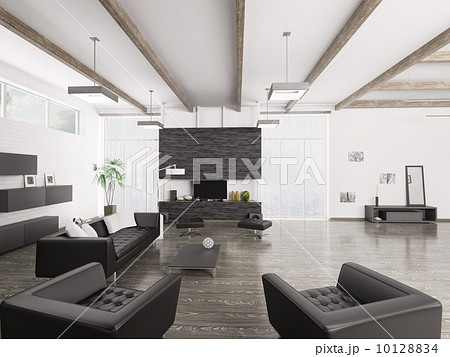 Interior of modern living room 10128834